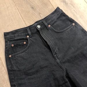 New High waisted black jeans from &other stories, size 25.